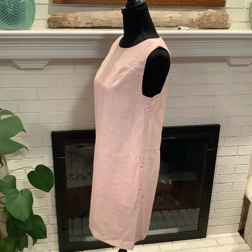 #5 Gorgeous HYPR Pink Shimmer Slip Dress Size Medium - Picture 5 of 12